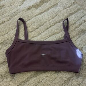 SET Active mocha Sports Bra